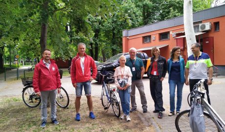 Kerékpáros együttműködés a győri rászorulókért